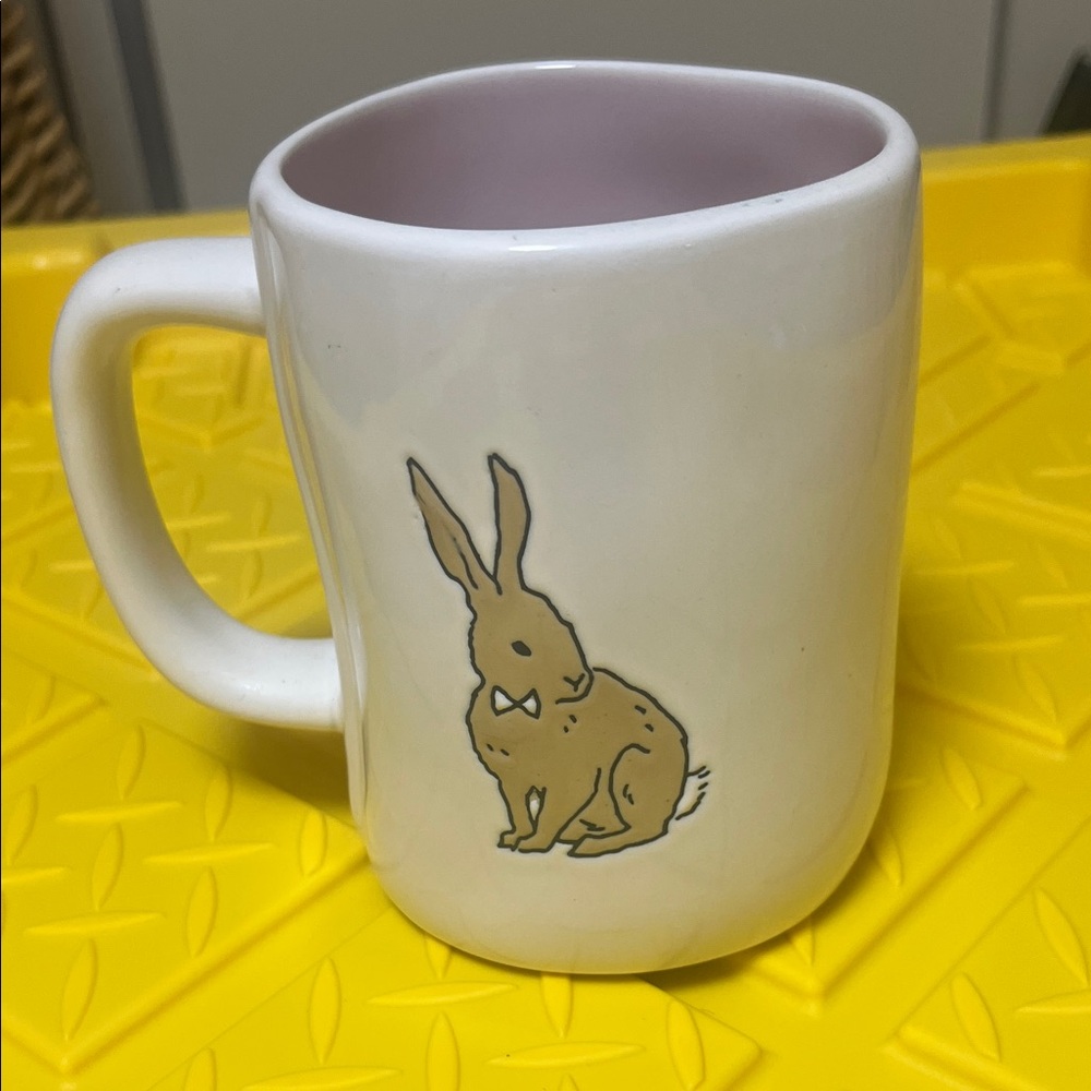 Charming White Bunny Mug